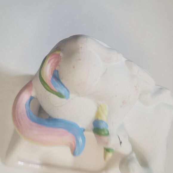 Vintage JSNY Unicorn Mom & Baby Pastel Kawaii Card Holder Desk Office - Picture 12 of 14